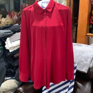 No tag excellent conditions shirt for women size XL color red beautiful color